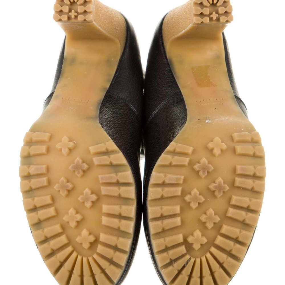 Gucci Mid-Calf Black Leather Boots - Picture 6 of 6